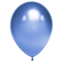 Шар латексный синий хром, 35 см