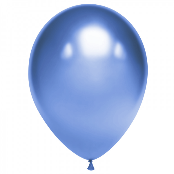 Воздушные шары. Доставка в Москве: Шар латексный синий хром, 35 см Цены на https://sharsky.msk.ru/