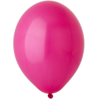 Шар латексный ярко-розовый, 35 см
