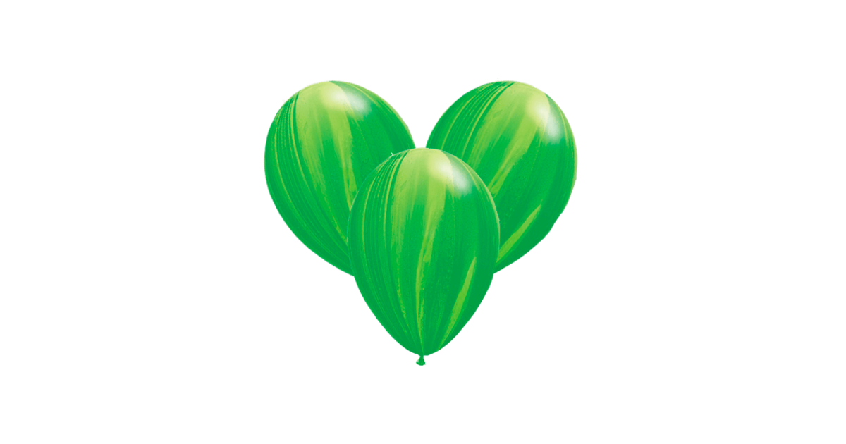 Шар латексный агат зелёный, 30 см — купить с доставкой в Москве.