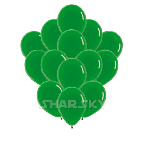 Воздушные шары. Доставка в Москве: Зеленые шары, 35 см Цены на https://sharsky.msk.ru/
