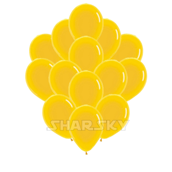 Воздушные шары. Доставка в Москве: Желтые шары, 35 см Цены на https://sharsky.msk.ru/